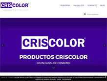 Tablet Screenshot of criscolor.com